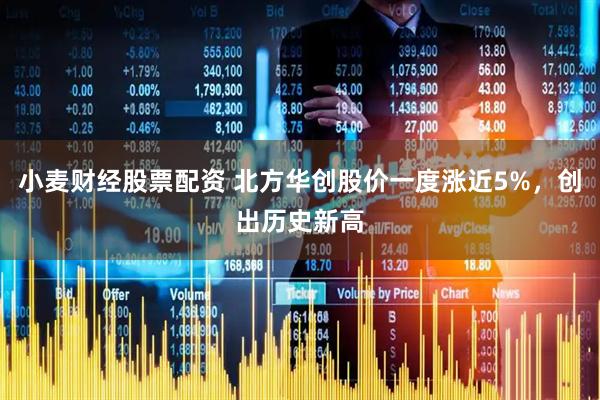 小麦财经股票配资 北方华创股价一度涨近5%，创出历史新高